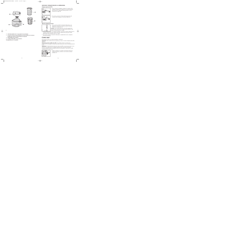 Como usar | Black & Decker VC3000 User Manual | Page 4 / 13