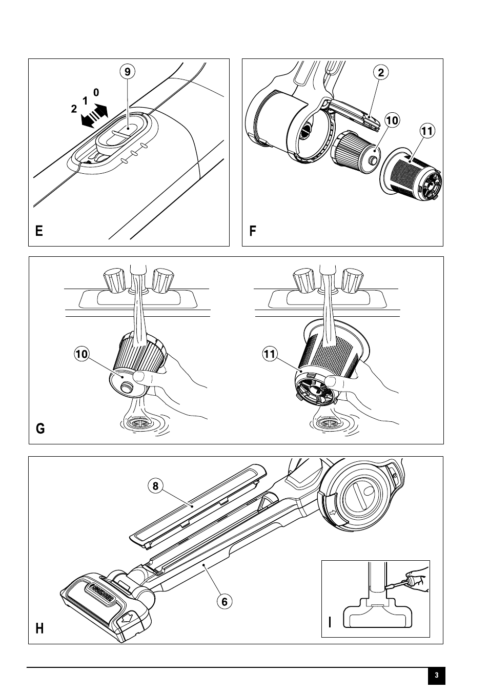 Black & Decker FV1805N User Manual | Page 3 / 12