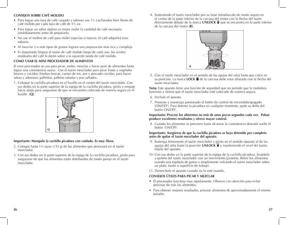 Black & Decker Spacemaker CG700 User Manual | Page 19 / 23