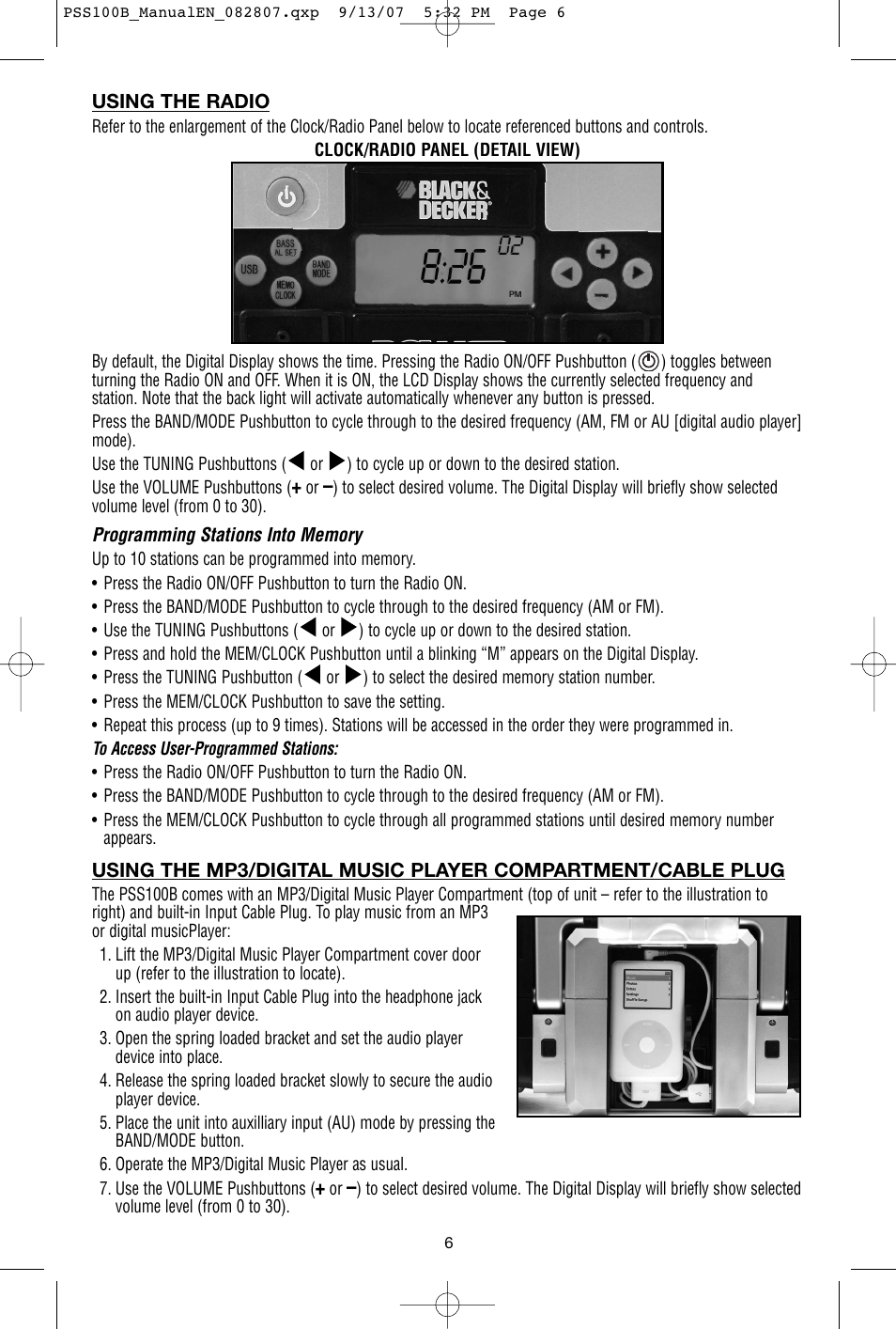 Black & Decker PSS100B User Manual | Page 7 / 11