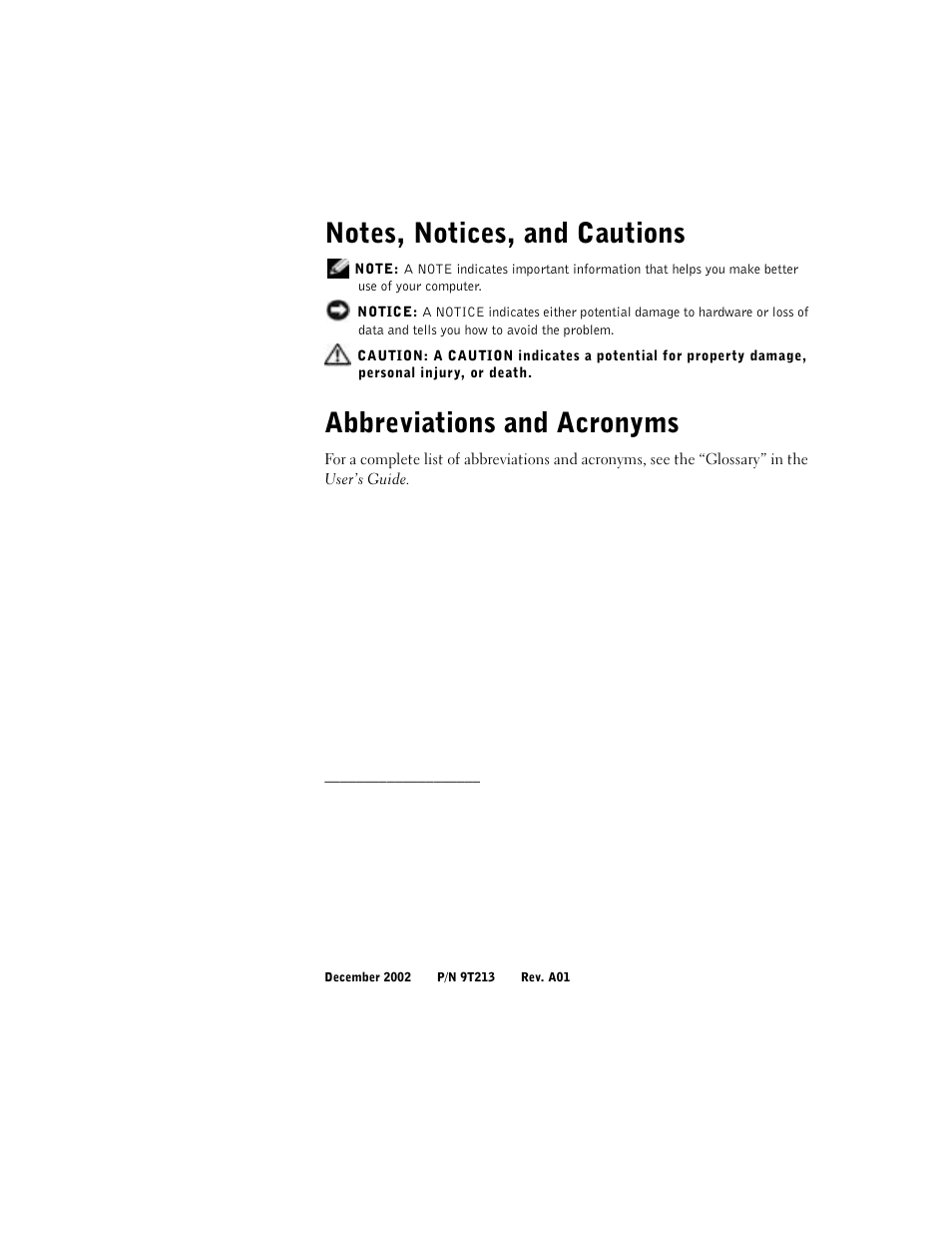 Abbreviations and acronyms | Dell Precision 650 User Manual | Page 2 / 260