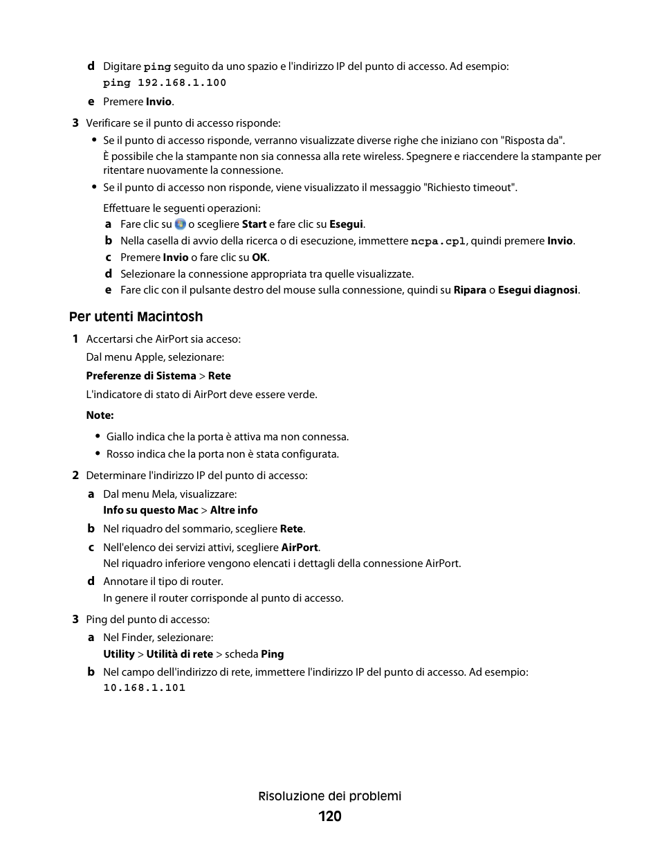Dell V313w All In One Wireless Inkjet Printer User Manual | Page 120 / 140
