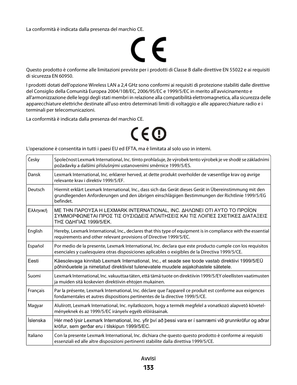 Dell V313w All In One Wireless Inkjet Printer User Manual | Page 133 / 140