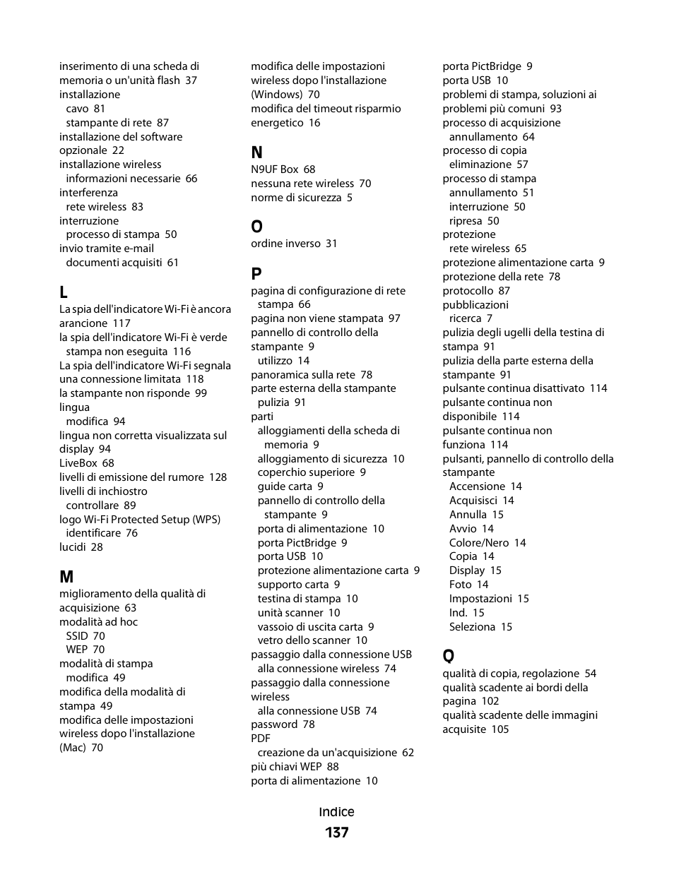 Dell V313w All In One Wireless Inkjet Printer User Manual | Page 137 / 140