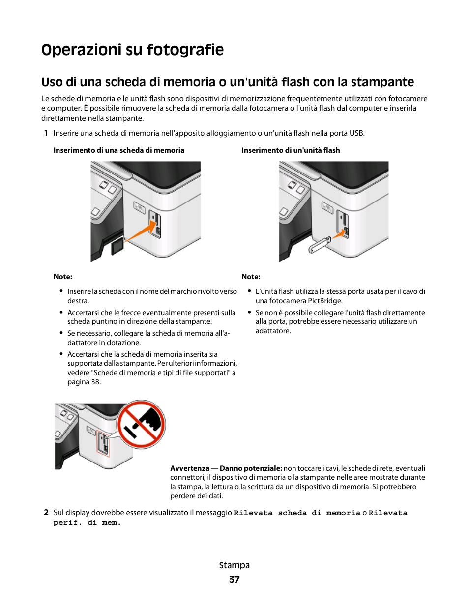 Operazioni su fotografie | Dell V313w All In One Wireless Inkjet Printer User Manual | Page 37 / 140