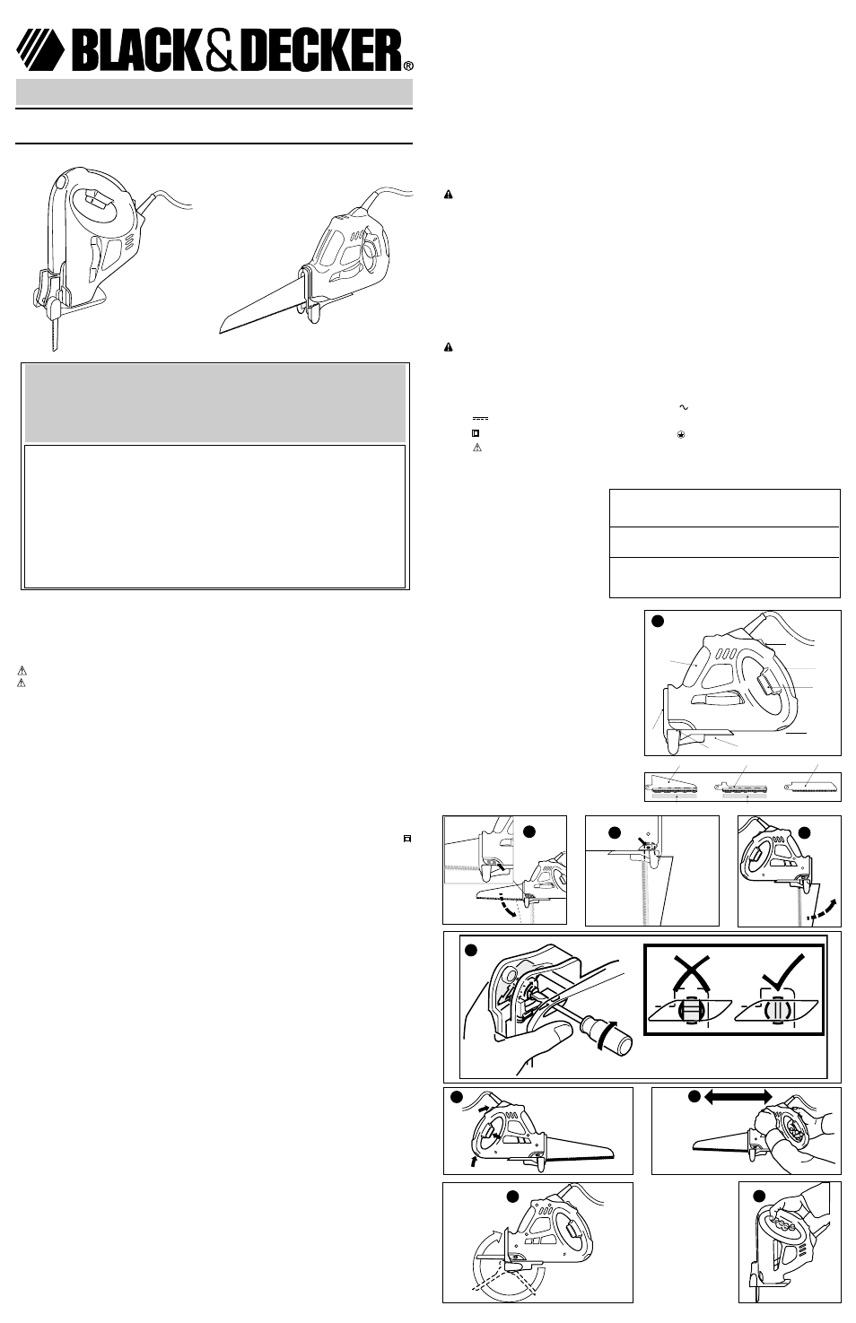 Black & Decker Navigator 613014-01 User Manual | 4 pages