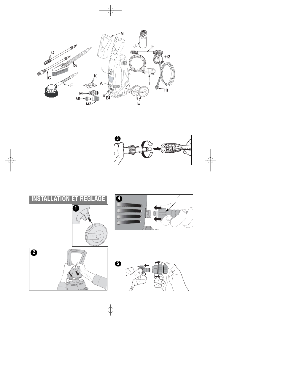 Installation et réglage | Black & Decker 598121-00 User Manual | Page 15 / 36