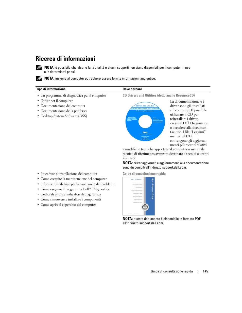 Ricerca di informazioni | Dell Precision 690 User Manual | Page 145 / 234