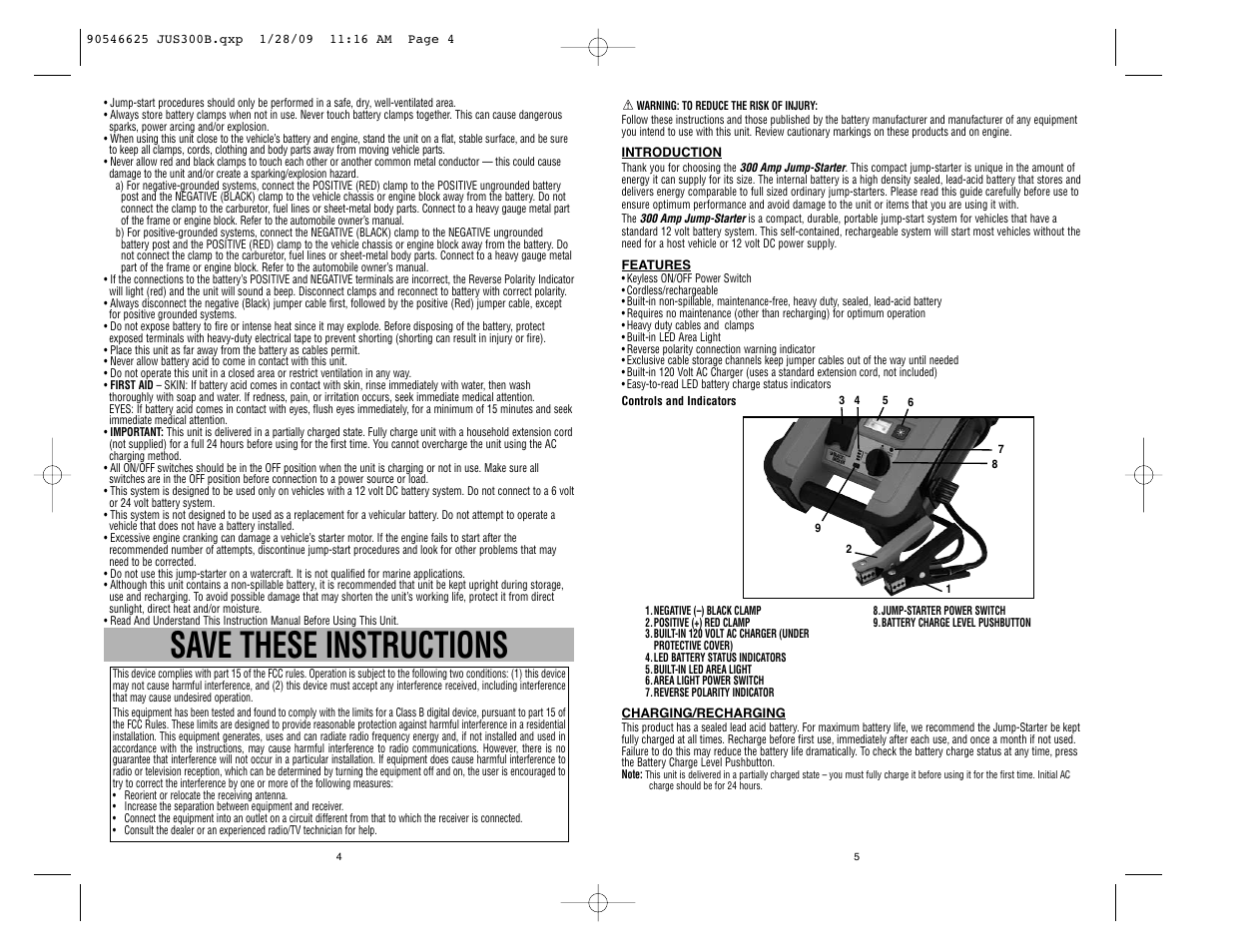 Save these instructions | Black & Decker 90546625 User Manual | Page 3 / 8