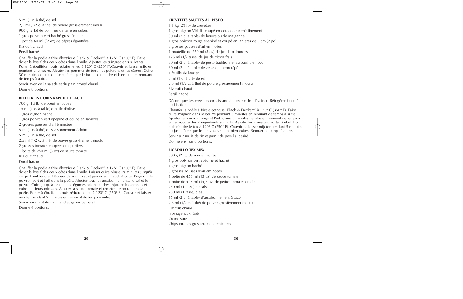 Black & Decker SKG110 User Manual | Page 16 / 21