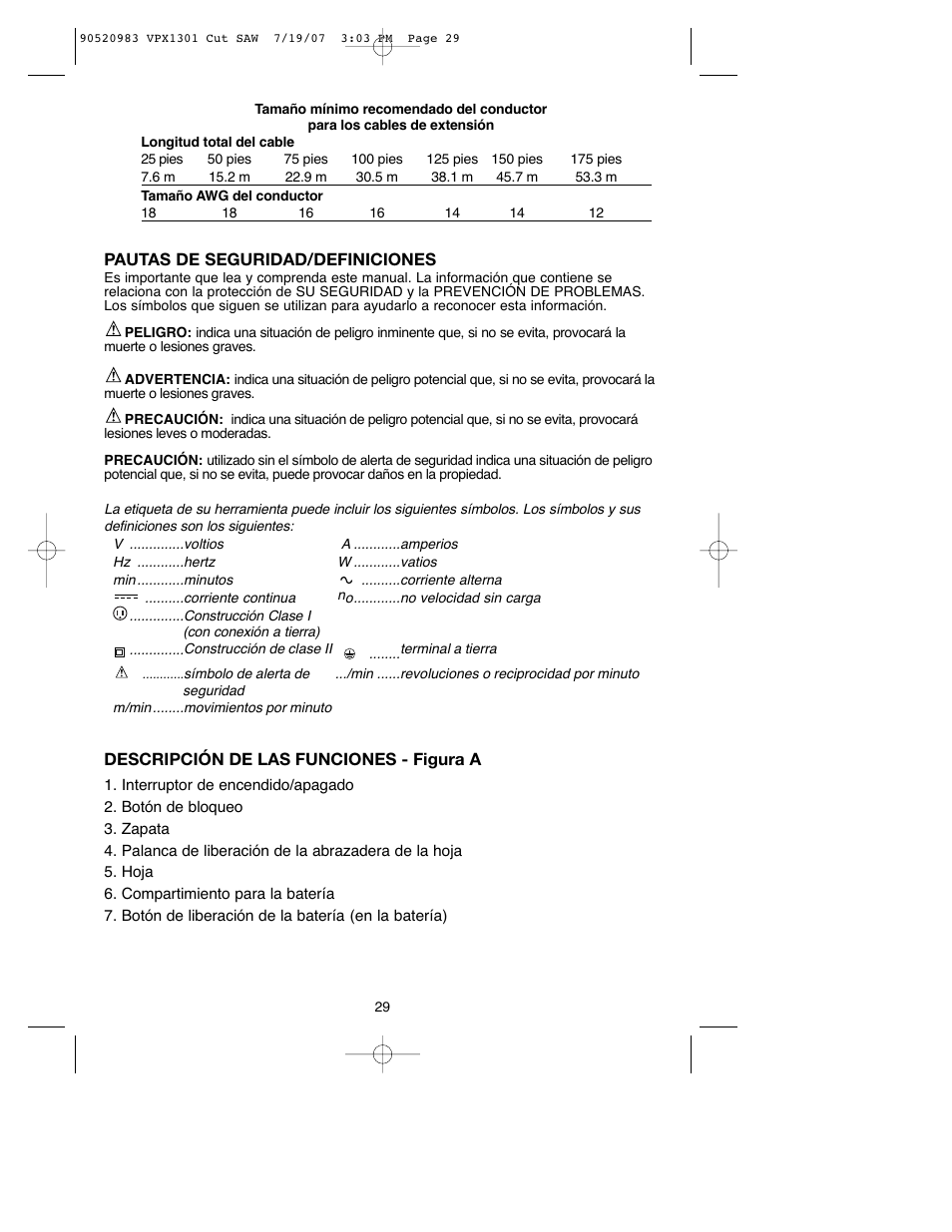 Black & Decker 1 VPX VPX1301 User Manual | Page 29 / 38