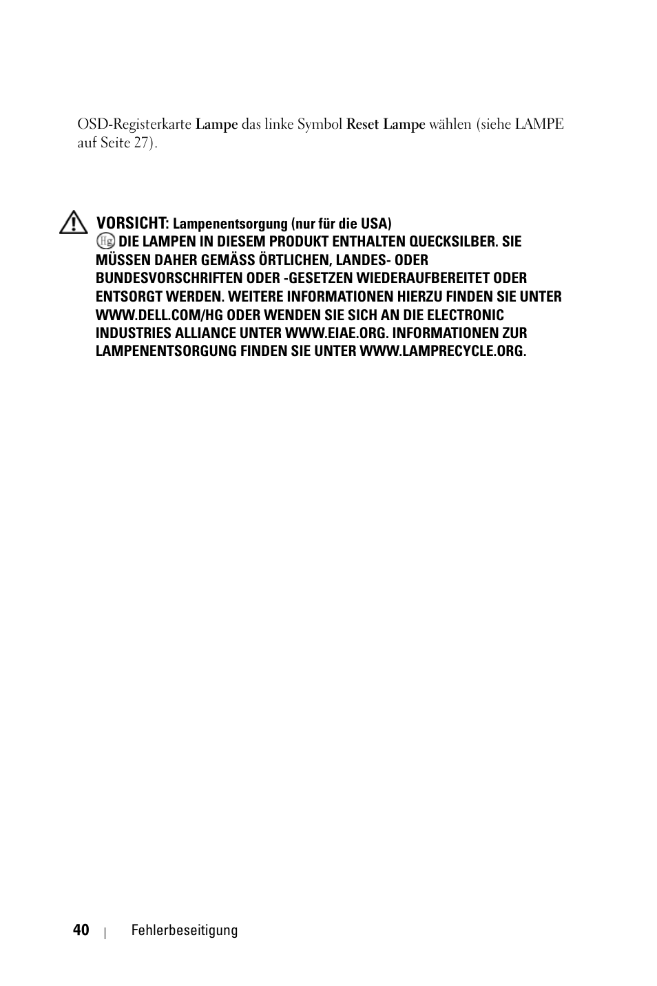 Dell 1800MP Projector User Manual | Page 118 / 1096