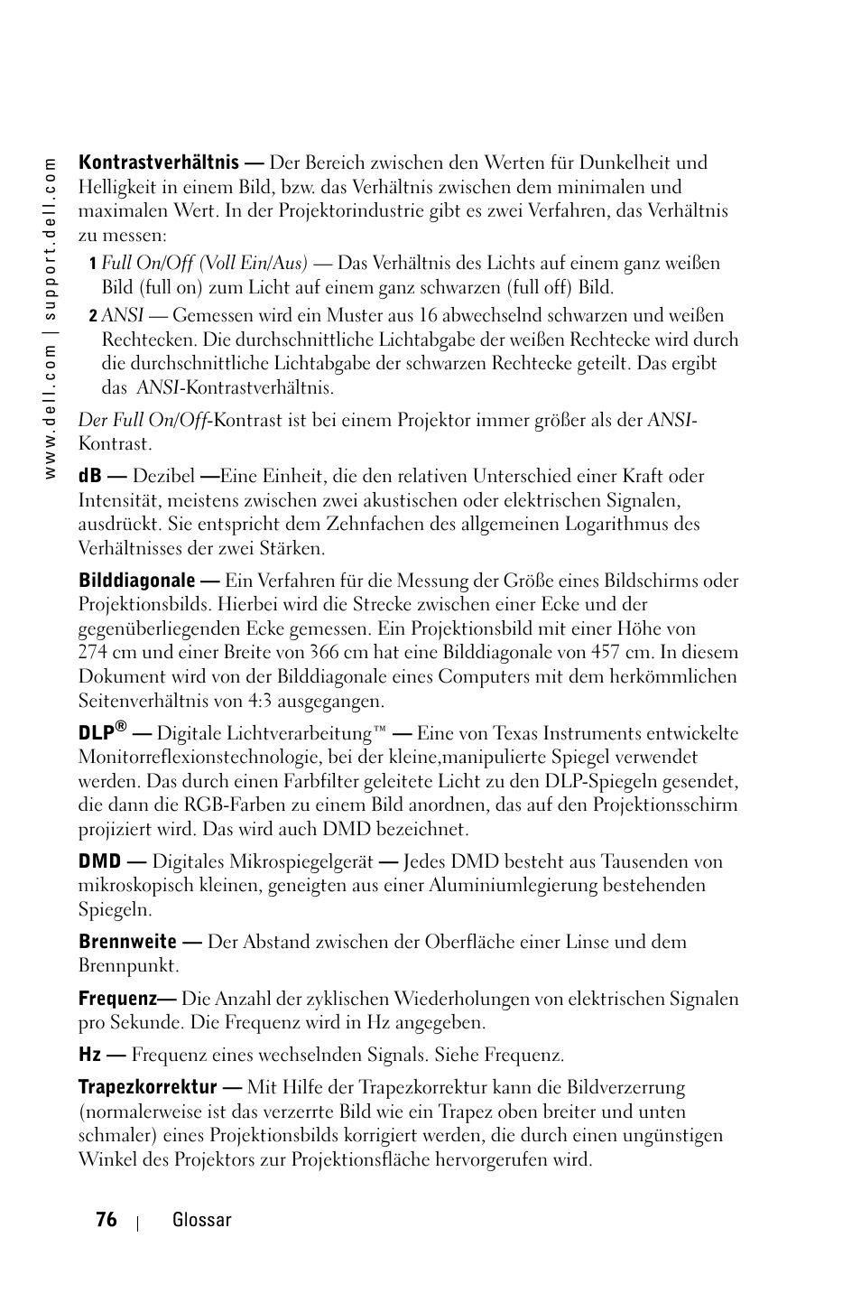 Dell 1800MP Projector User Manual | Page 154 / 1096