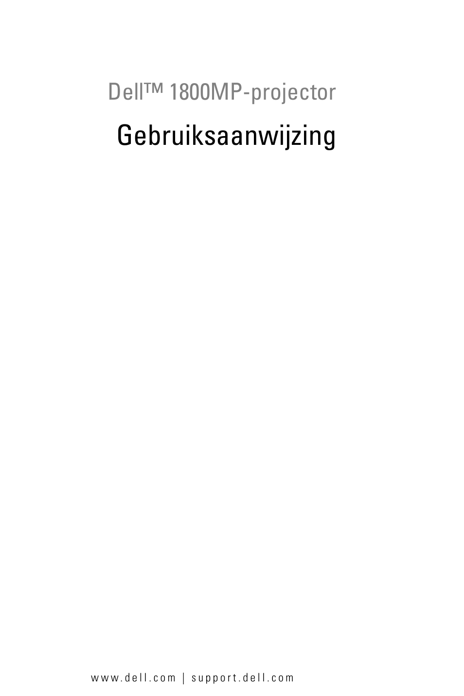 Dell™ 1800mp-projector, Gebruiksaanwijzing | Dell 1800MP Projector User Manual | Page 397 / 1096