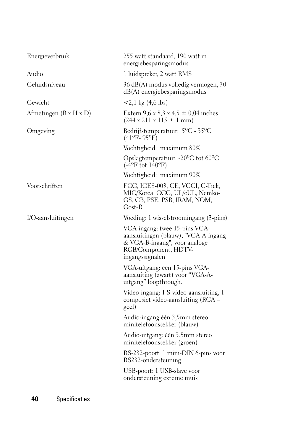 Dell 1800MP Projector User Manual | Page 436 / 1096