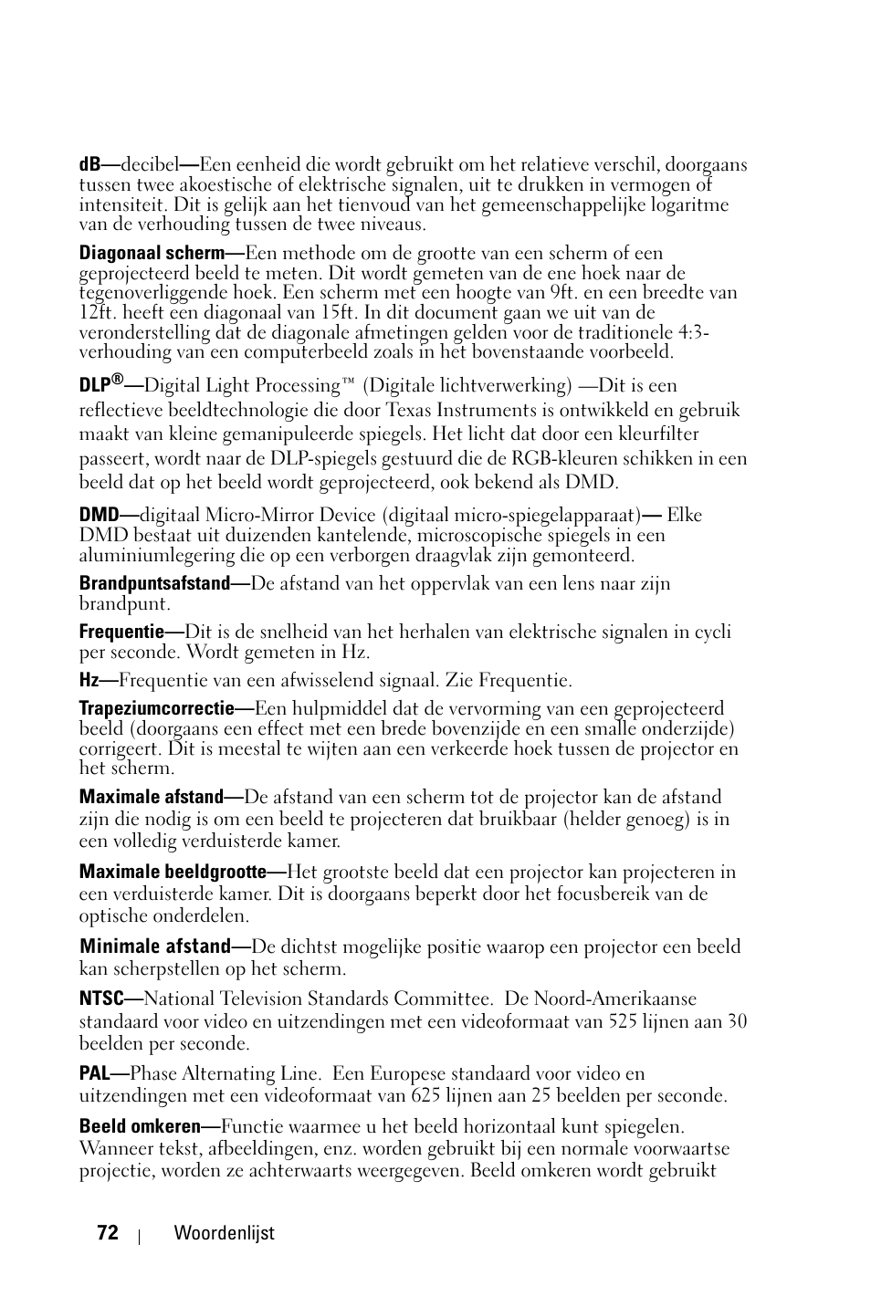 Dell 1800MP Projector User Manual | Page 468 / 1096