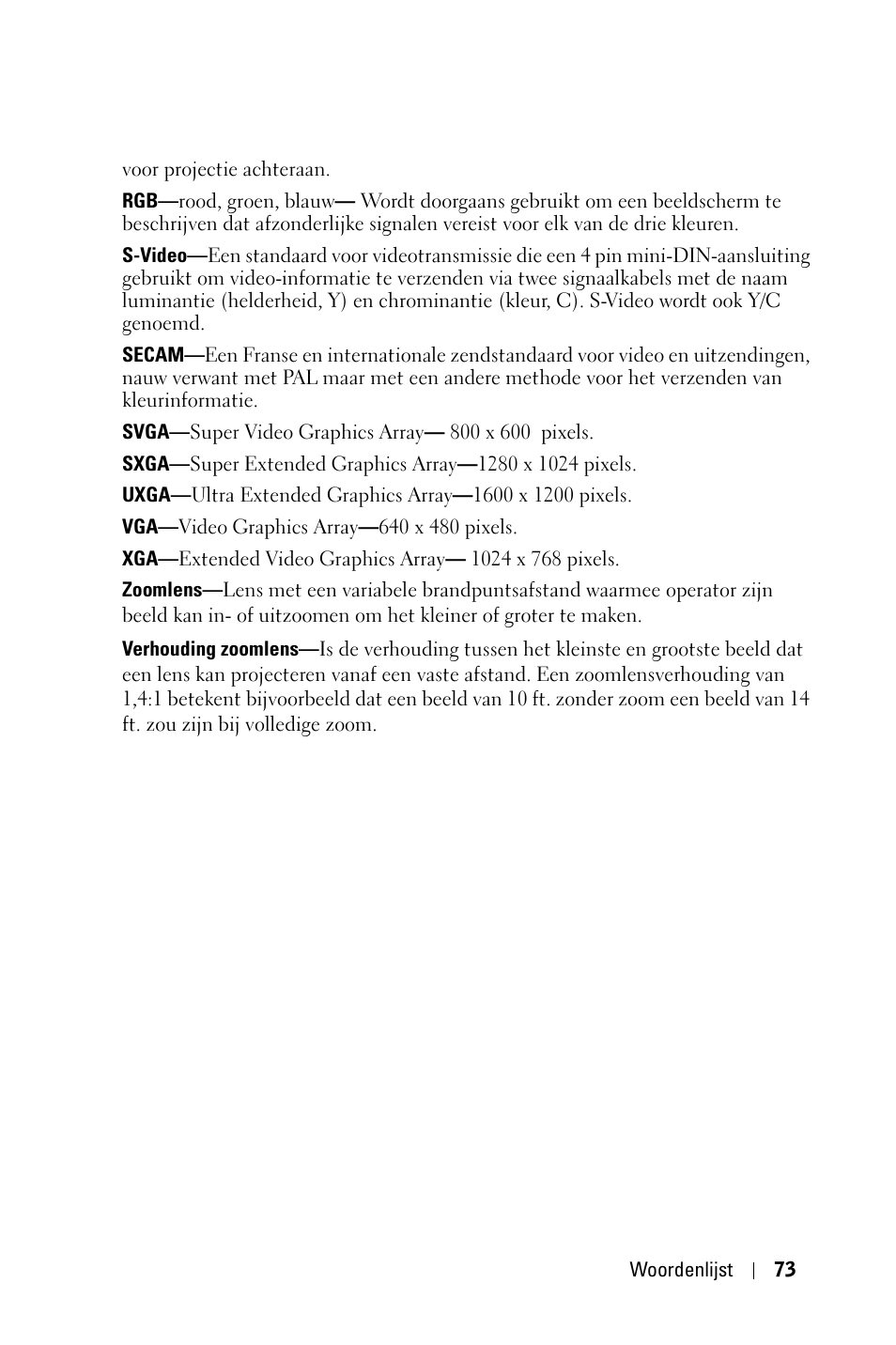 Dell 1800MP Projector User Manual | Page 469 / 1096