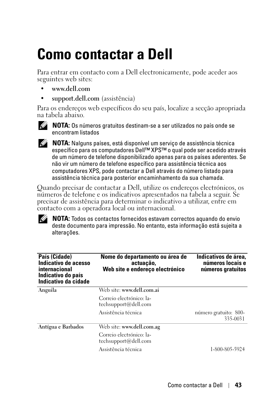 Como contactar a dell | Dell 1800MP Projector User Manual | Page 591 / 1096