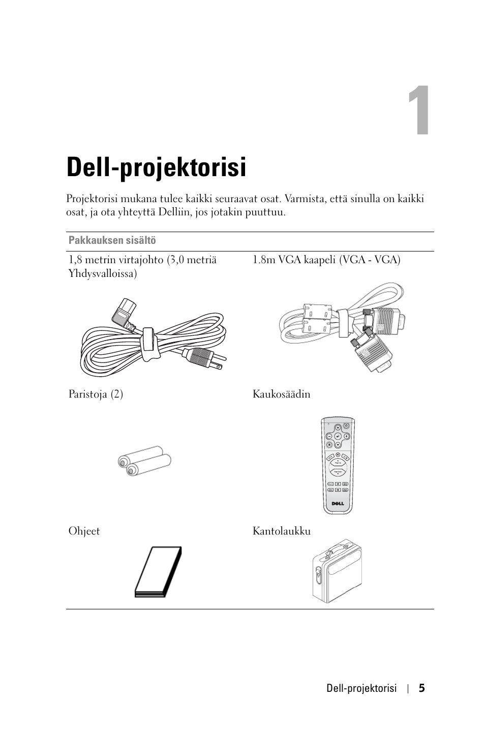 Dell-projektorisi | Dell 1800MP Projector User Manual | Page 705 / 1096