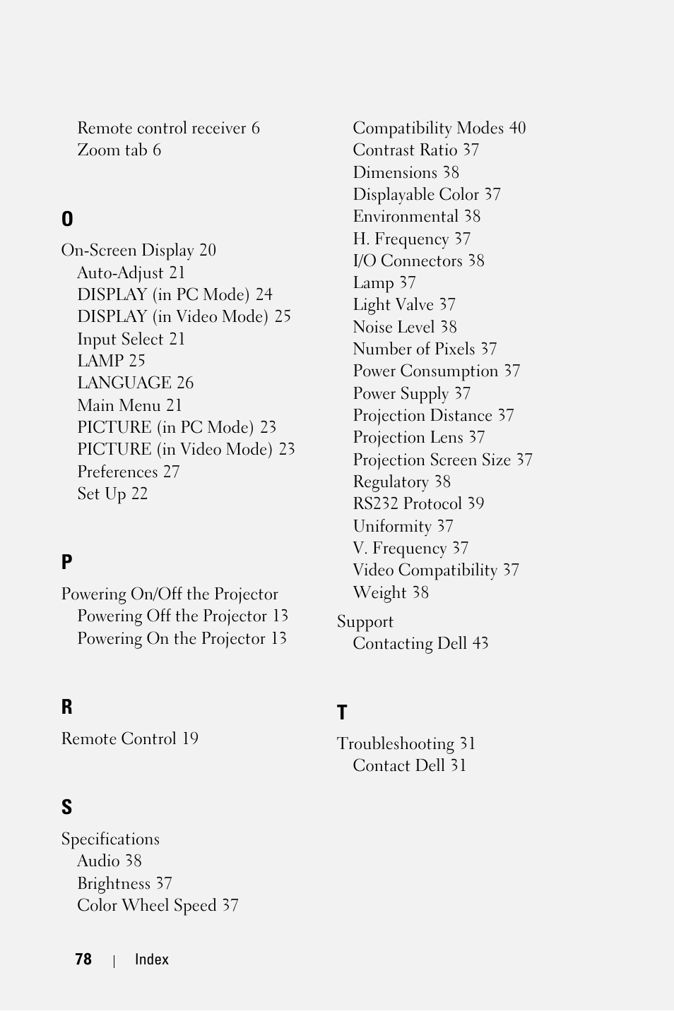 Dell 1800MP Projector User Manual | Page 78 / 1096