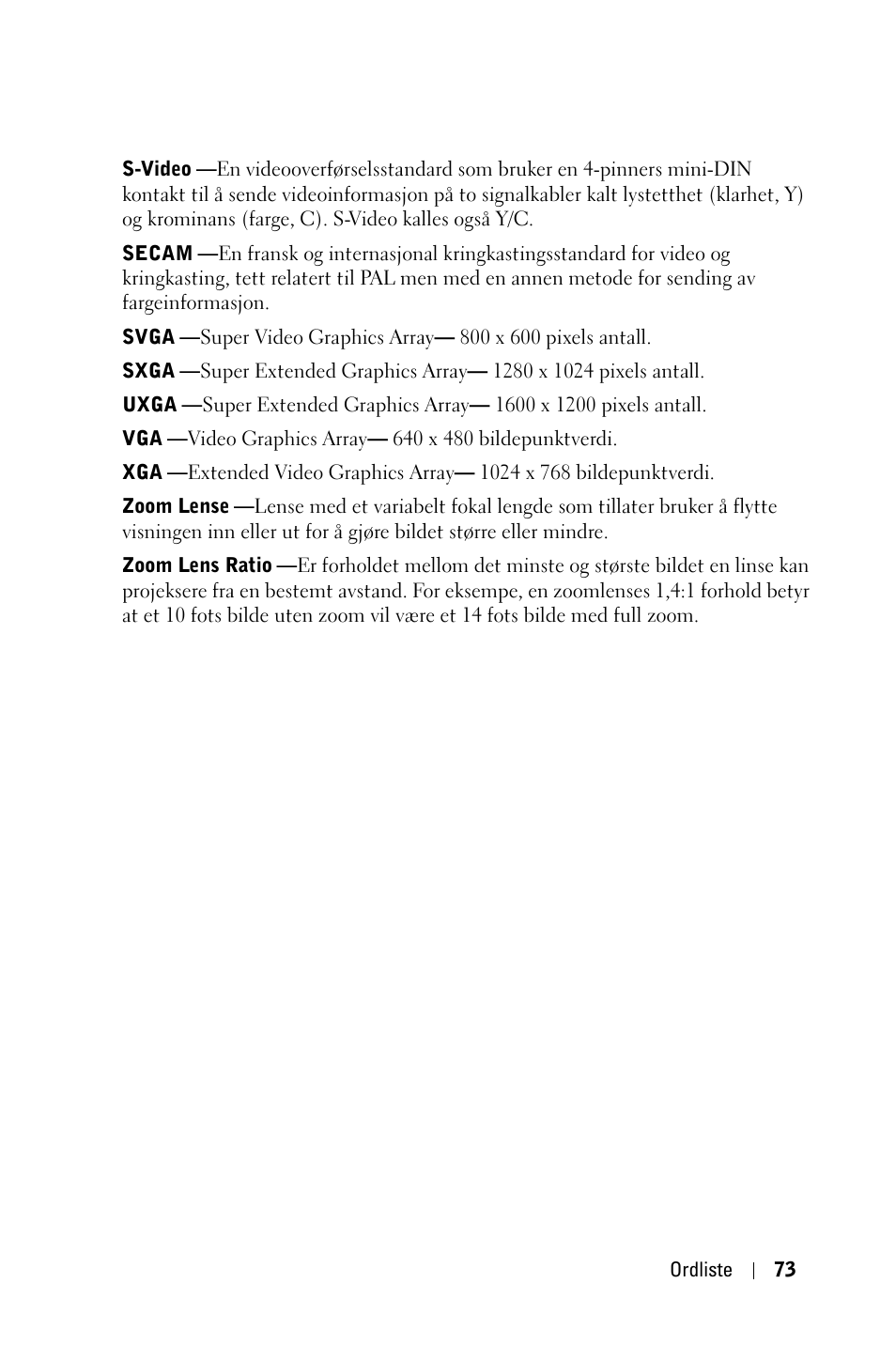 Dell 1800MP Projector User Manual | Page 851 / 1096