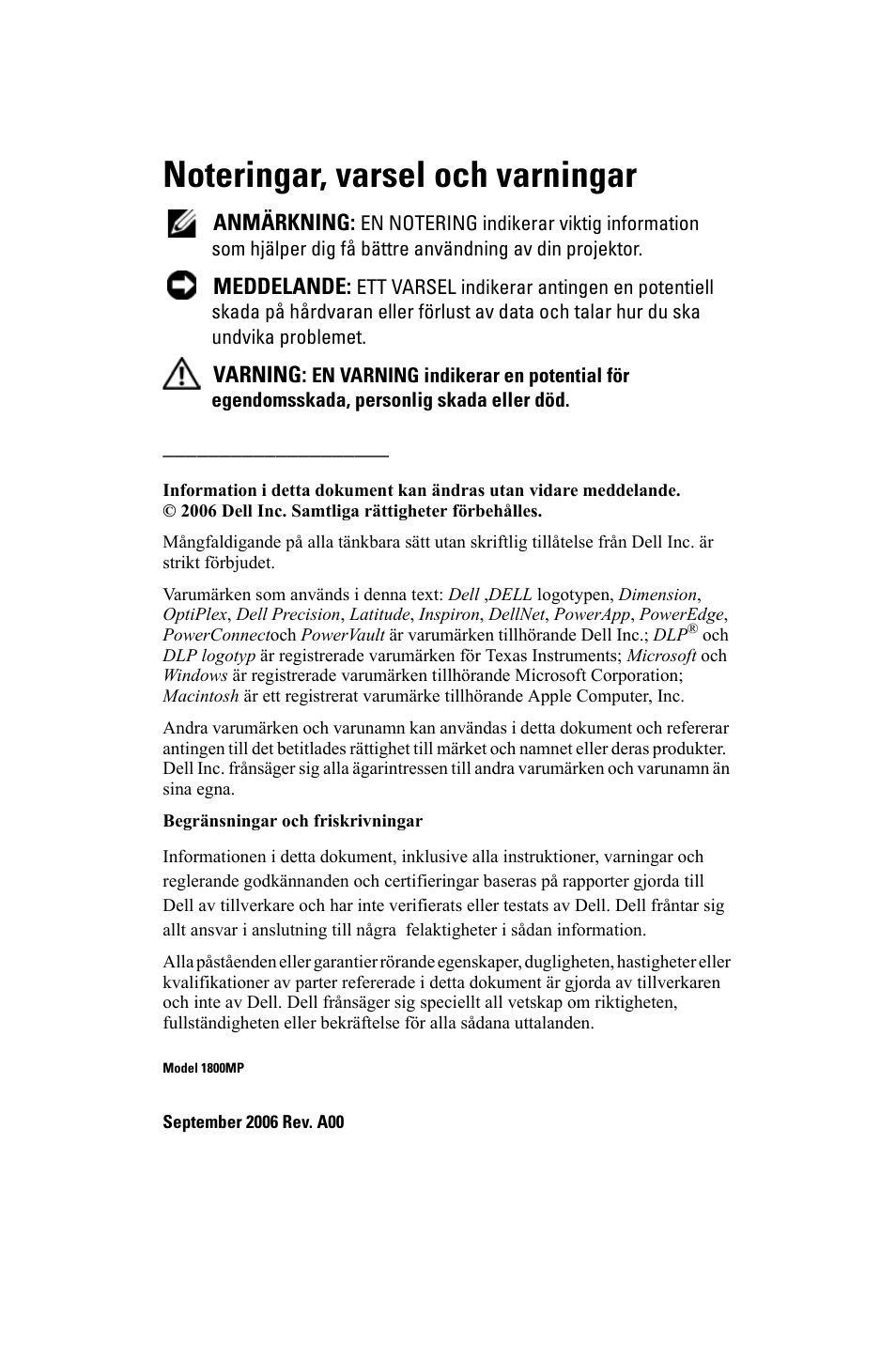 Dell 1800MP Projector User Manual | Page 856 / 1096