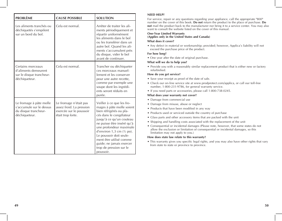 Black & Decker FP2510S User Manual | Page 26 / 29