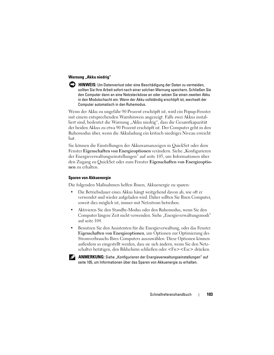 Dell Latitude D530 (Early 2008) User Manual | Page 103 / 194