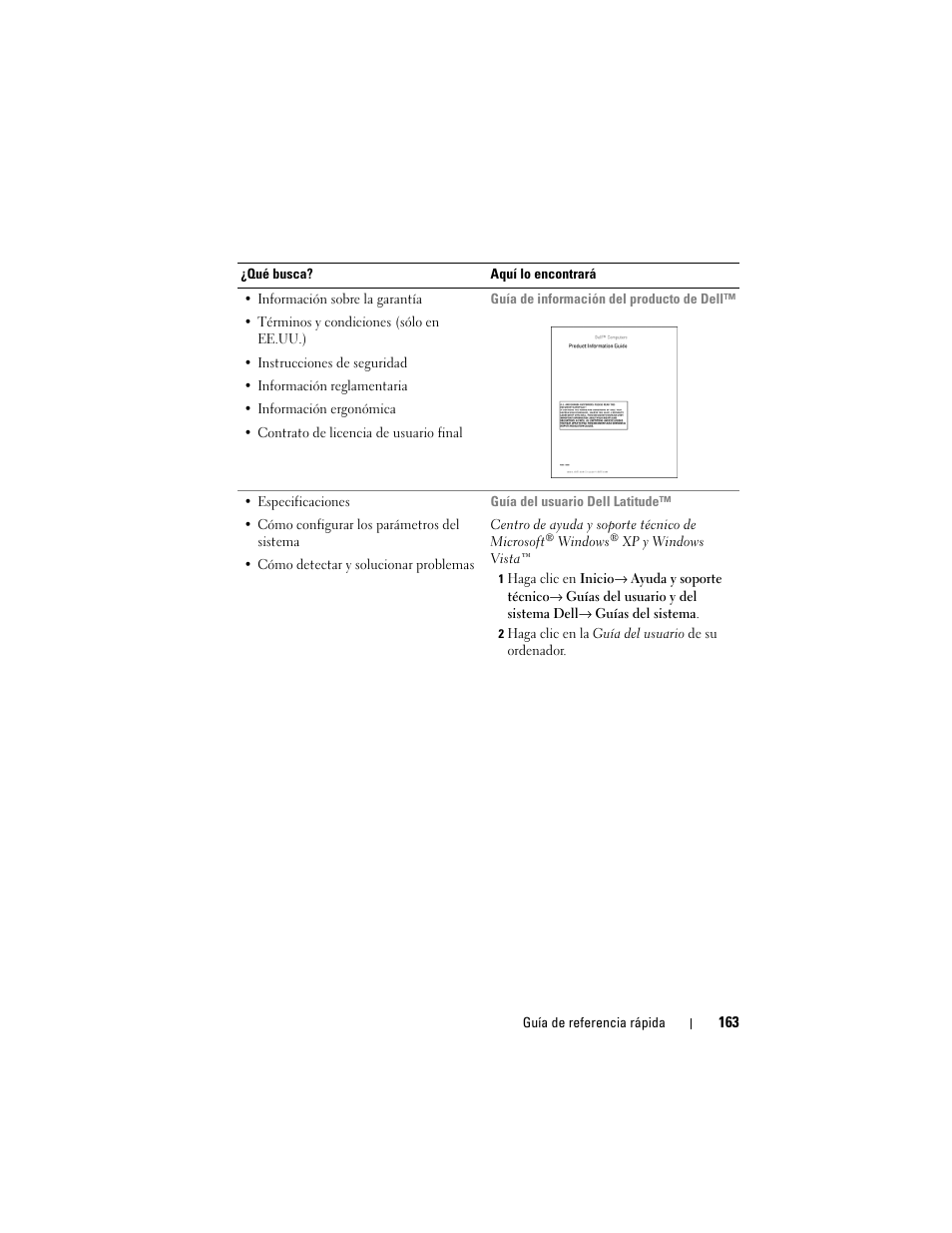Dell Latitude D530 (Early 2008) User Manual | Page 163 / 194