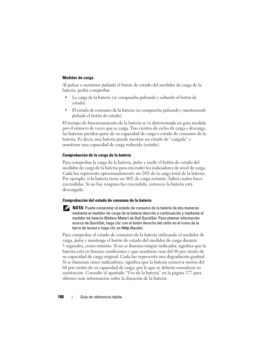 Dell Latitude D530 (Early 2008) User Manual | Page 180 / 194