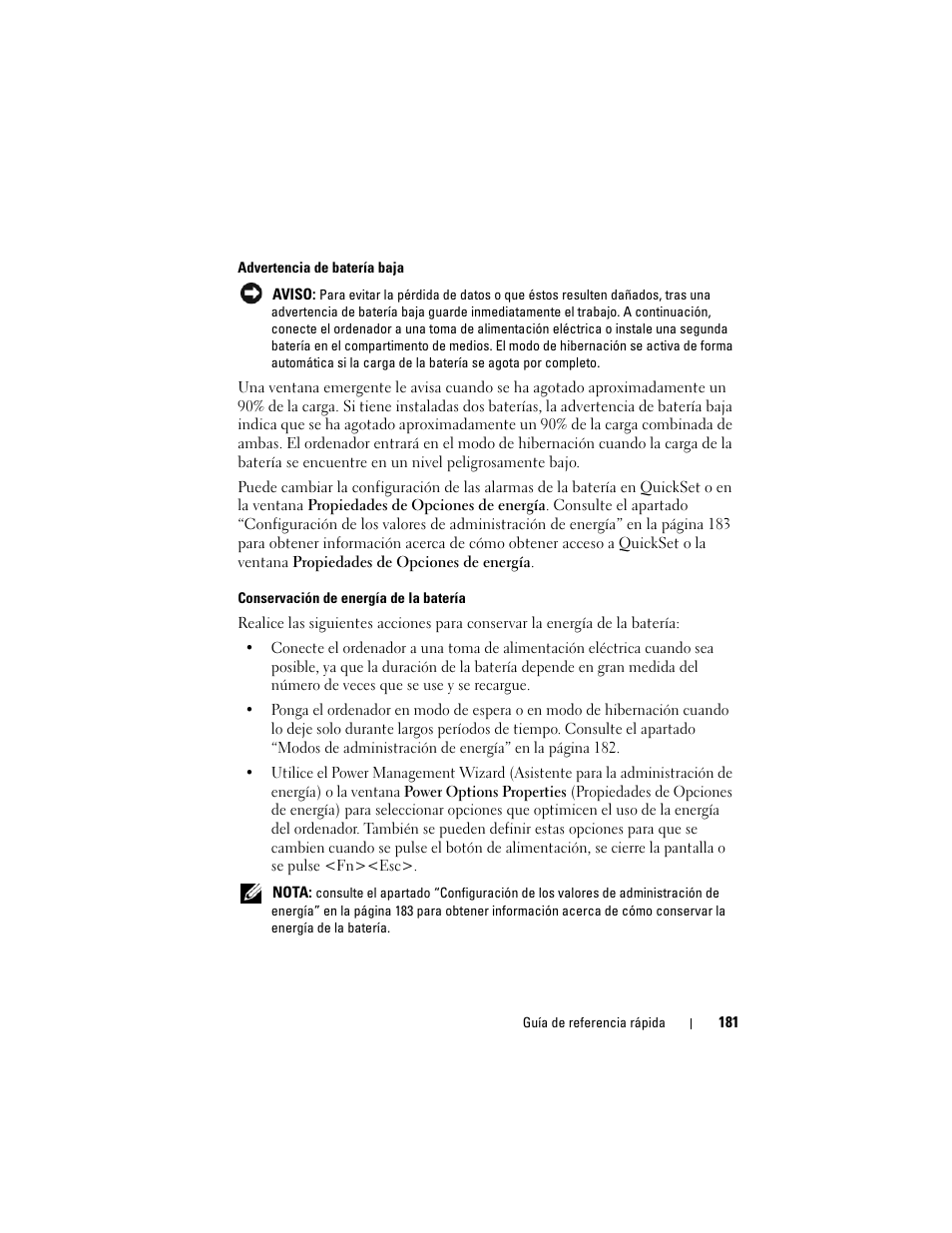 Dell Latitude D530 (Early 2008) User Manual | Page 181 / 194