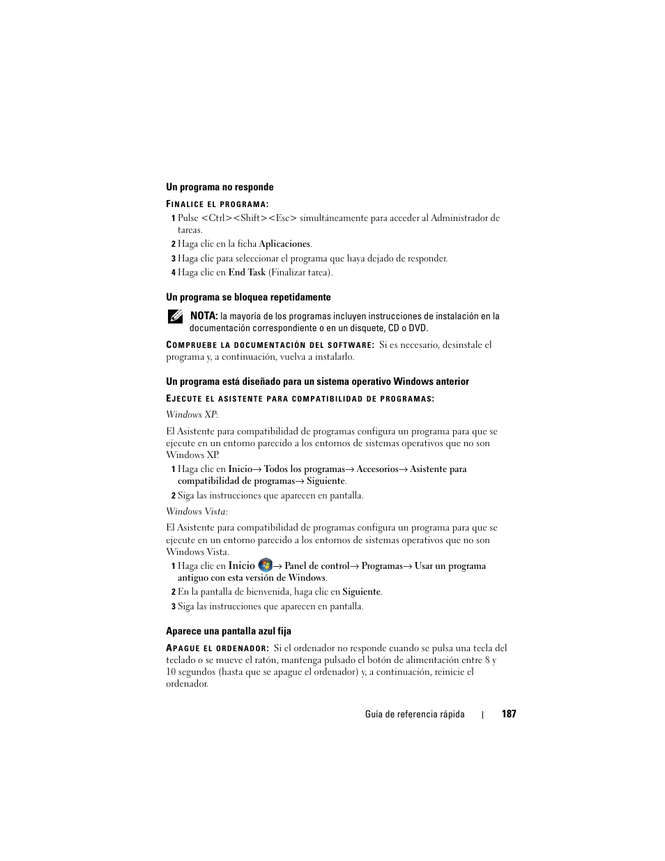 Dell Latitude D530 (Early 2008) User Manual | Page 187 / 194