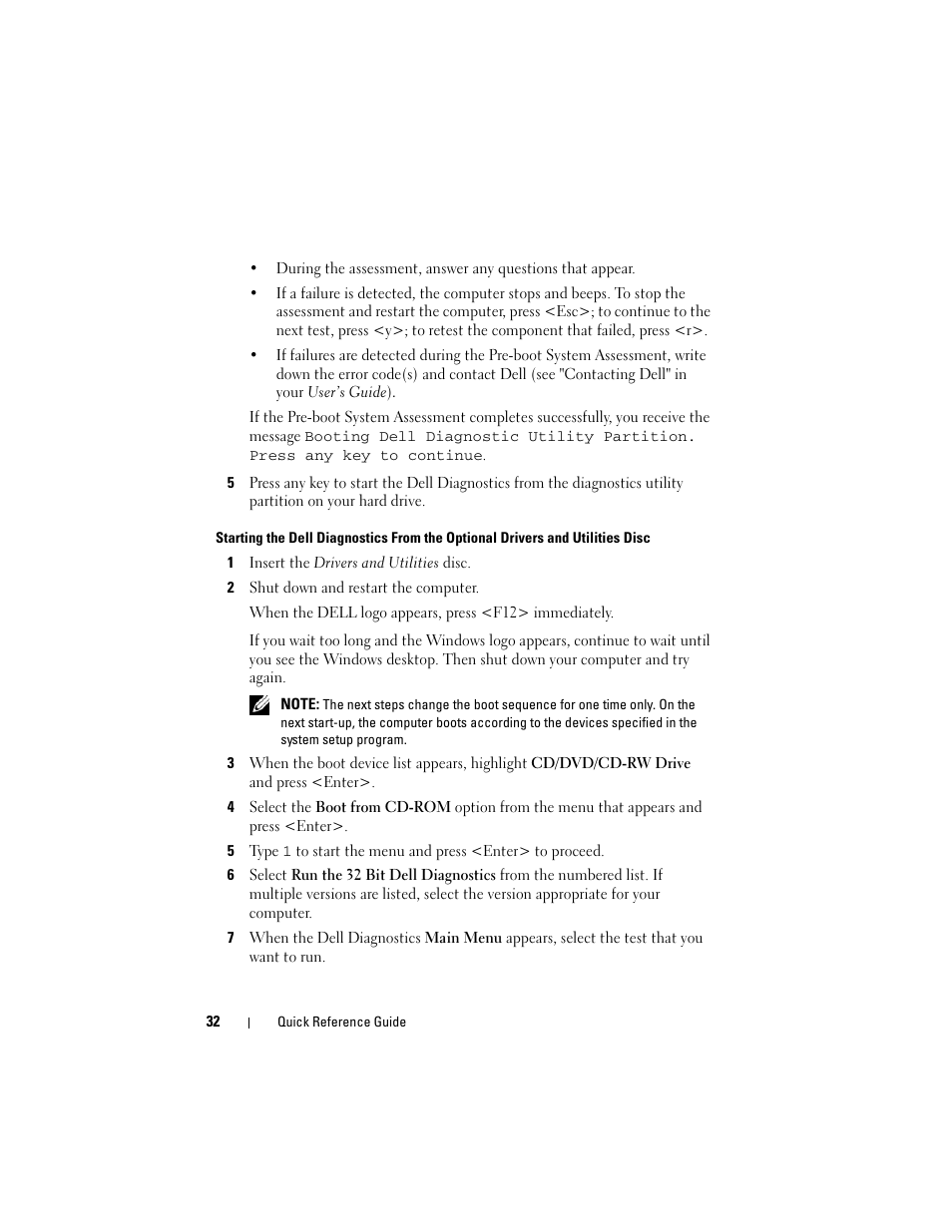 Dell Latitude D530 (Early 2008) User Manual | Page 32 / 194