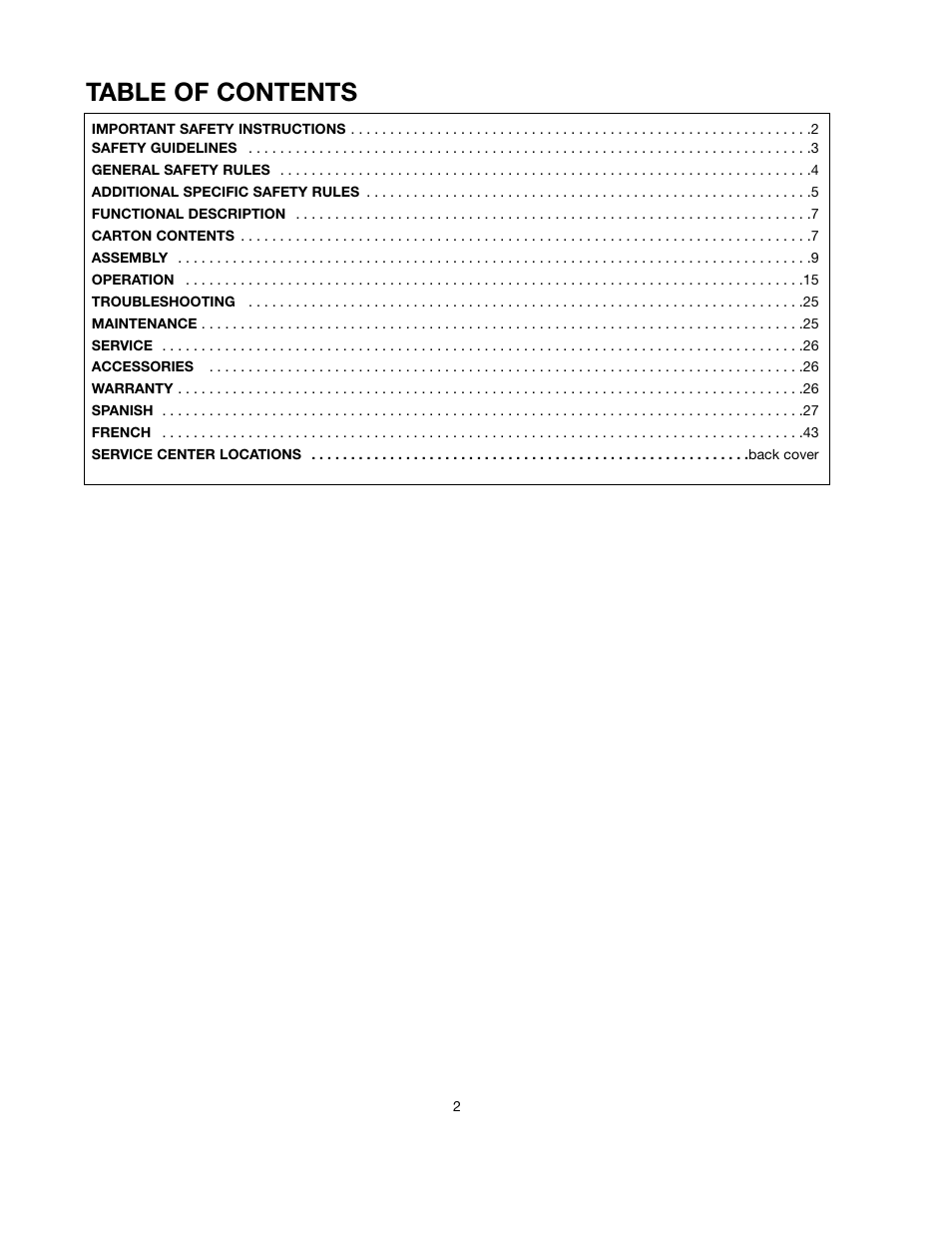 Black & Decker 90528116 User Manual | Page 2 / 60