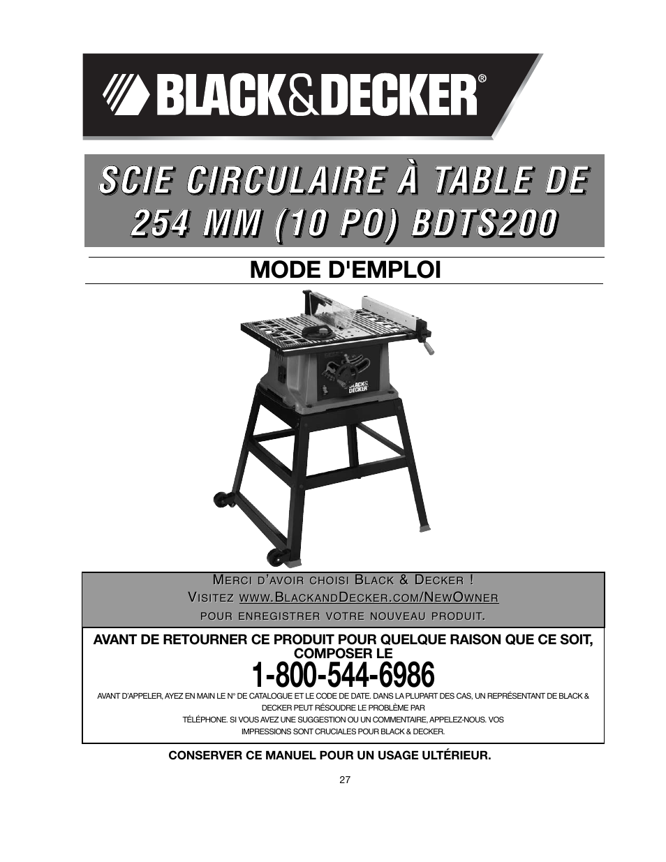 Black & Decker 90528116 User Manual | Page 27 / 60