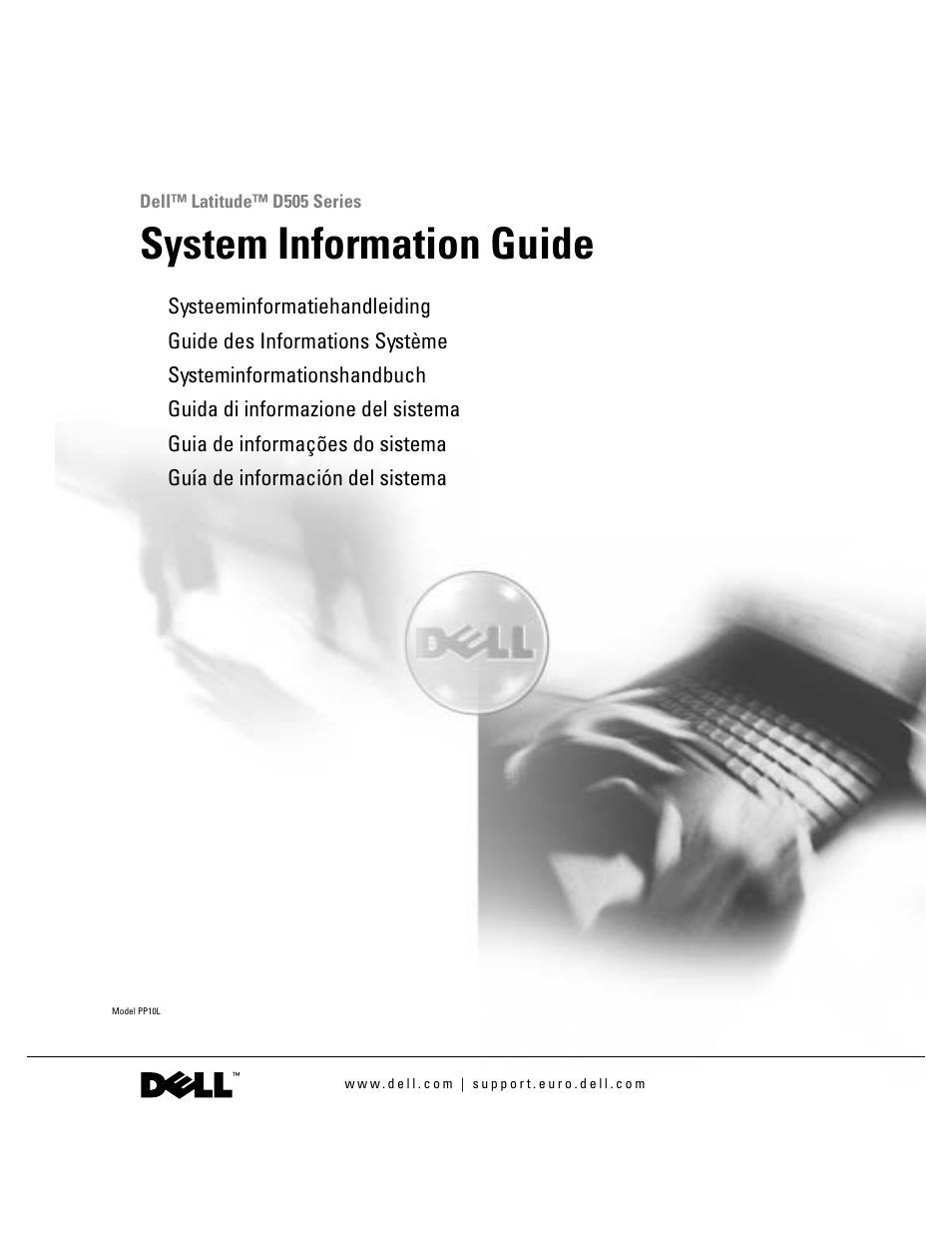 Dell Latitude D505 User Manual | 172 pages