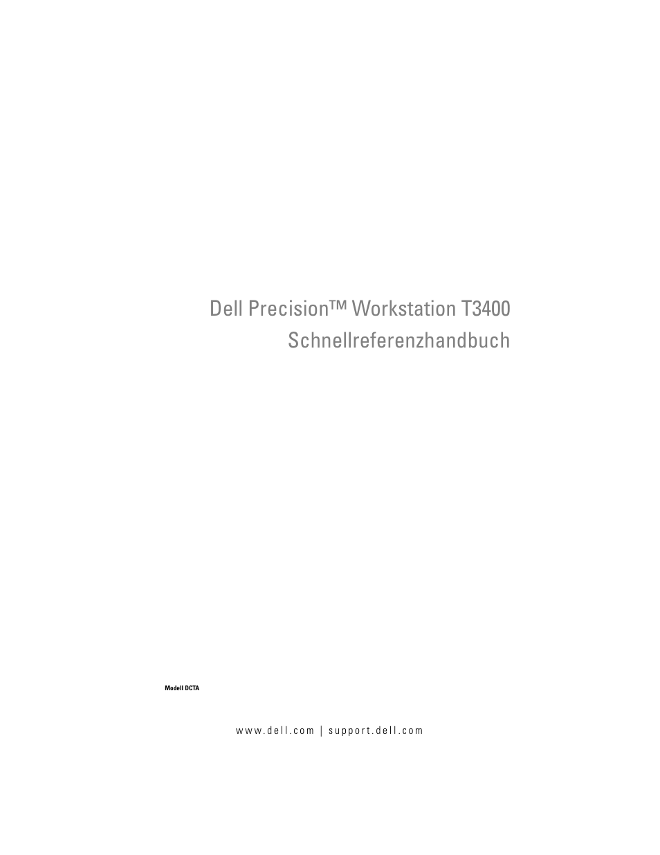 Schnellreferenzhandbuch | Dell Precision T3400 (Late 2007) User Manual | Page 207 / 422