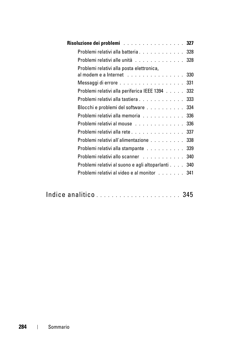 Indice analitico | Dell Precision T3400 (Late 2007) User Manual | Page 284 / 422