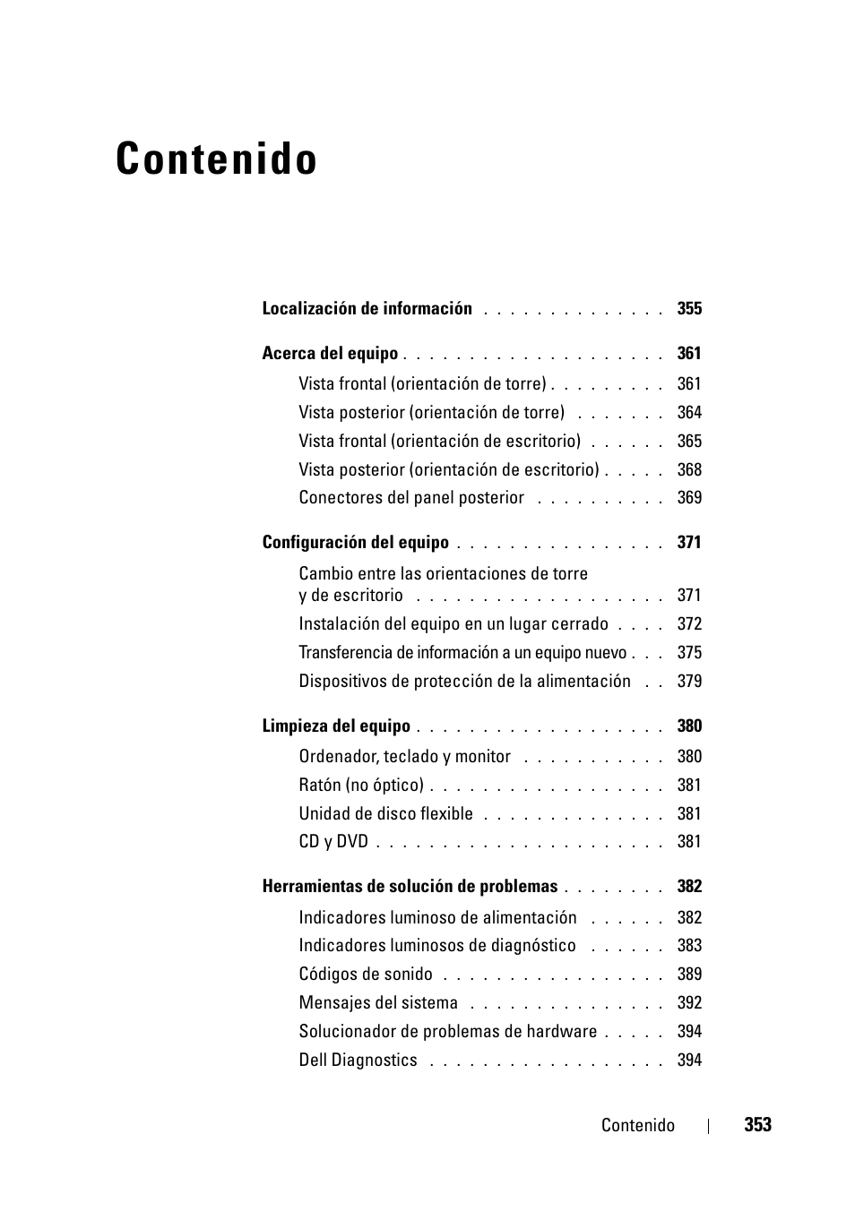 Dell Precision T3400 (Late 2007) User Manual | Page 353 / 422