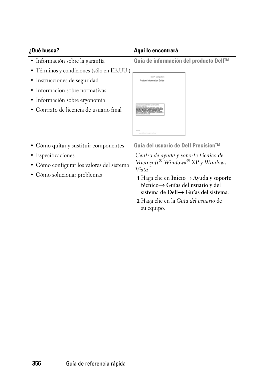 Dell Precision T3400 (Late 2007) User Manual | Page 356 / 422