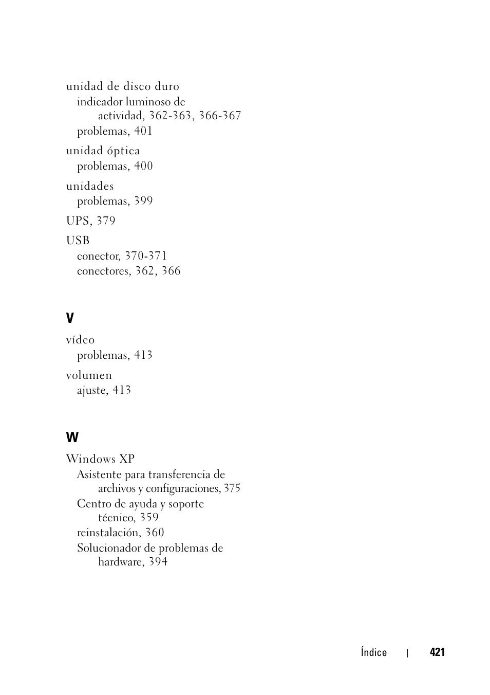 Dell Precision T3400 (Late 2007) User Manual | Page 421 / 422