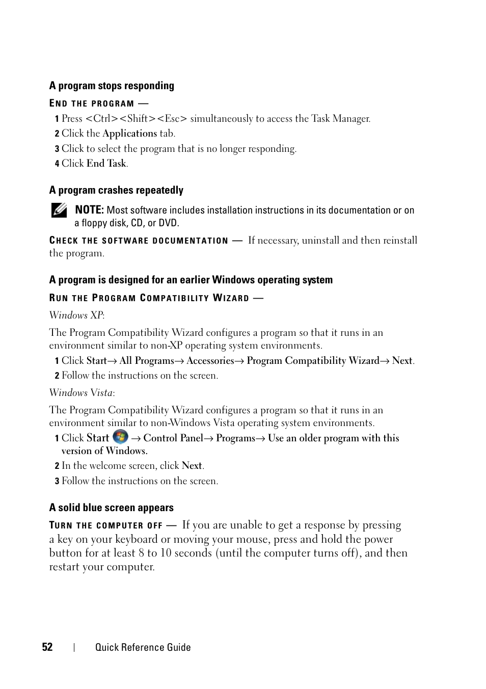 Dell Precision T3400 (Late 2007) User Manual | Page 52 / 422