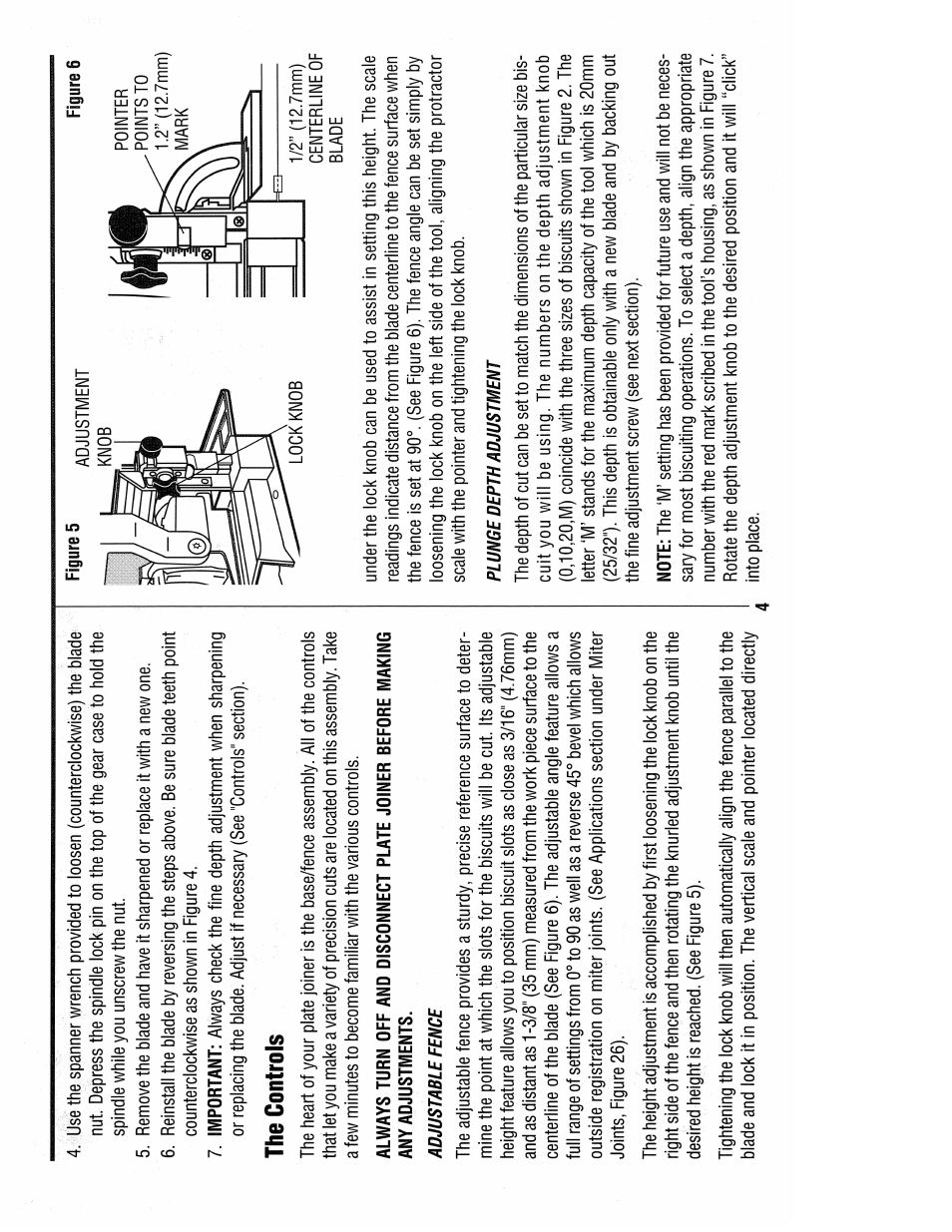 The controls | Black & Decker 3382 User Manual | Page 6 / 20