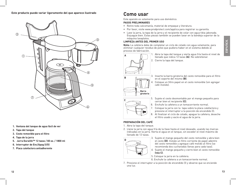 Como usar | Black & Decker DLX850B User Manual | Page 7 / 15