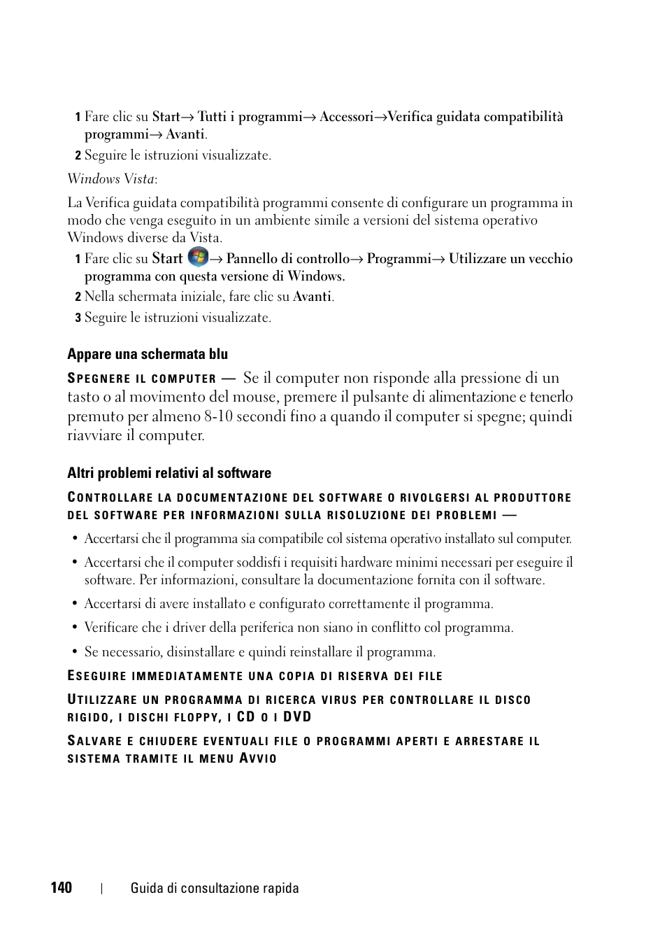 Start | Dell Latitude D430 (Mid 2007) User Manual | Page 140 / 176