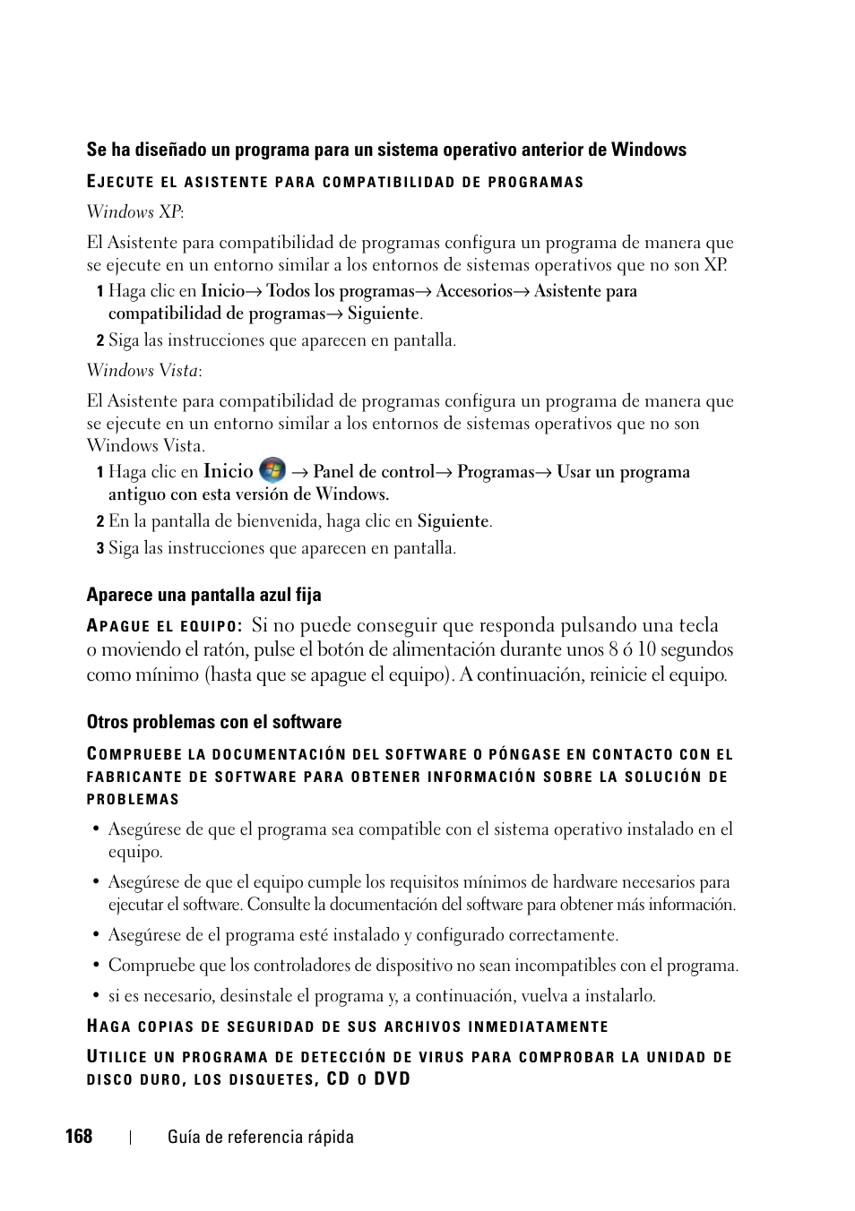 Inicio | Dell Latitude D430 (Mid 2007) User Manual | Page 168 / 176