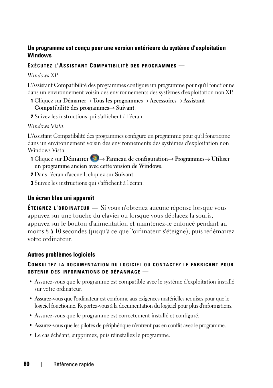 Dell Latitude D430 (Mid 2007) User Manual | Page 80 / 176