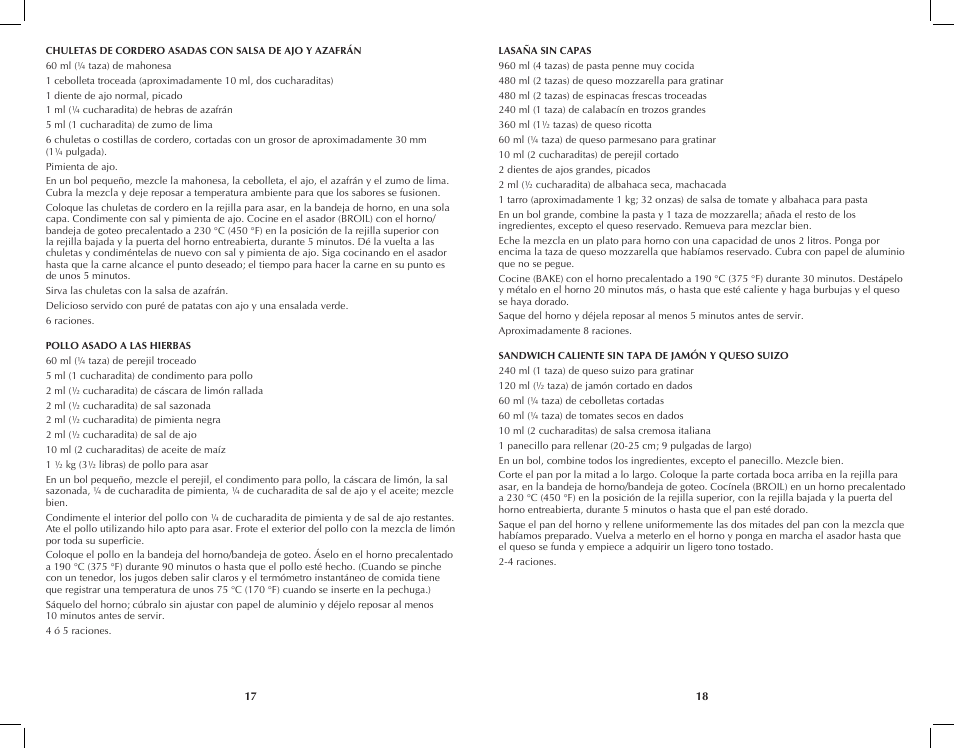 Black & Decker Perfect Broil CTO4401B User Manual | Page 10 / 23