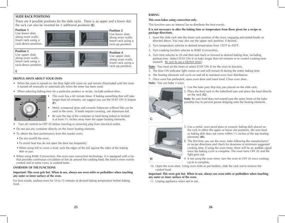 Black & Decker Perfect Broil CTO4401B User Manual | Page 14 / 23
