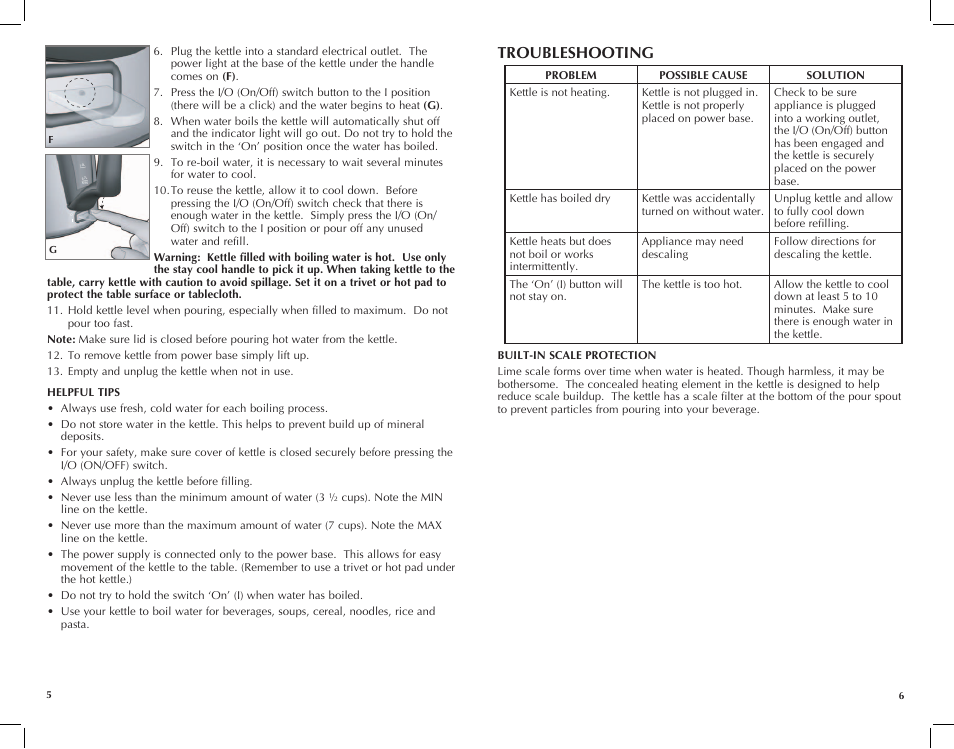 Troubleshooting | Black & Decker JKC920 User Manual | Page 4 / 15